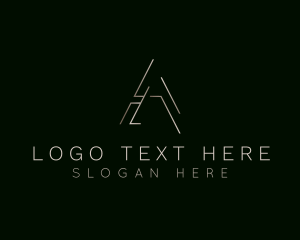Insurance - Elegant Luxurious Boutique Letter A logo design