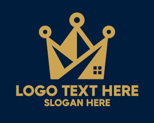 Lot - Golden Crown Building logo design