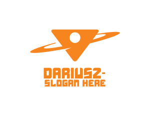 Triangular Orbit Planet Logo