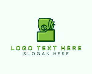 Cash - Wallet Money Cash logo design