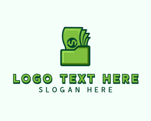 Dollar Bills - Wallet Money Cash logo design