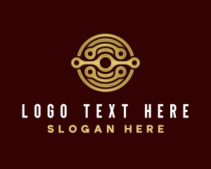 Elegant Crypto Technology logo design