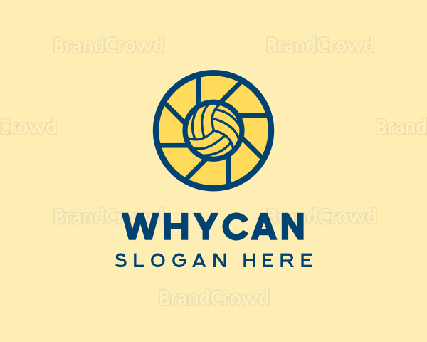 Volleyball Sports Photography Logo