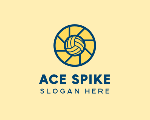 Volleyball - Volleyball Sports Photography logo design