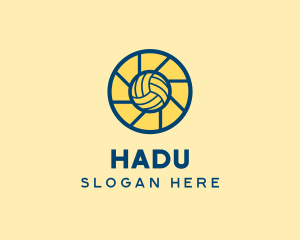 Ball - Volleyball Sports Photography logo design