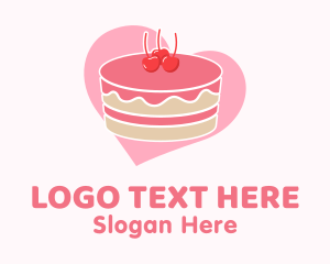 Cherry Pastry Cake Logo