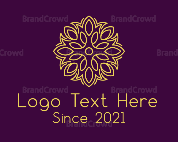 Blooming Flower Leaf Logo