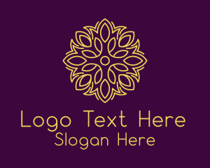 Blooming Flower Leaf Logo