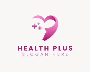 Psychology Mind Health Heart logo design