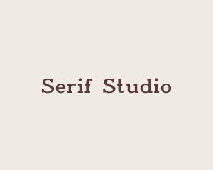 Generic Serif Brand logo design