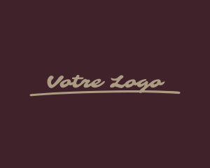 Casual Script Business Logo