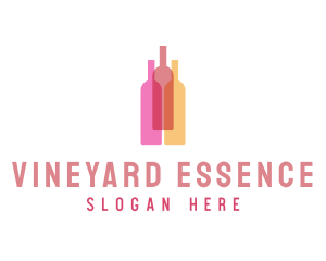 Wine Drinking Bottles logo design