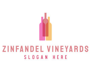 Wine Drinking Bottles logo design