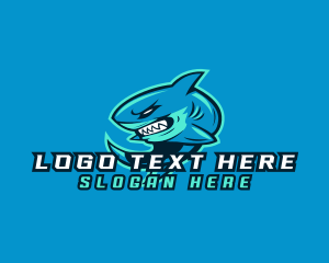 Teeth - Fierce Shark Gaming logo design