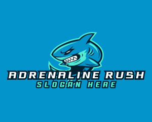Extreme - Fierce Shark Gaming logo design