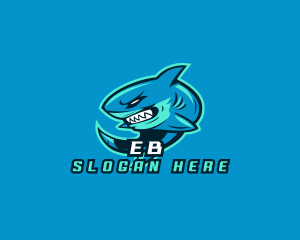 Surfing - Fierce Shark Gaming logo design