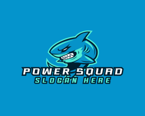 Squad - Fierce Shark Gaming logo design