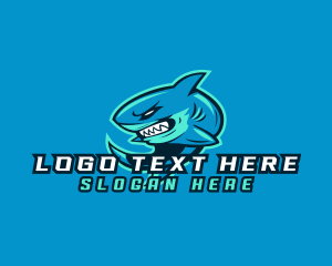 Extreme - Fierce Shark Gaming logo design