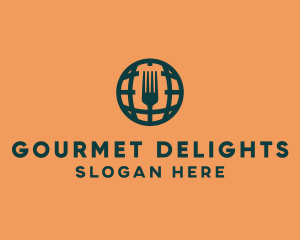 International Dining Cuisine logo design