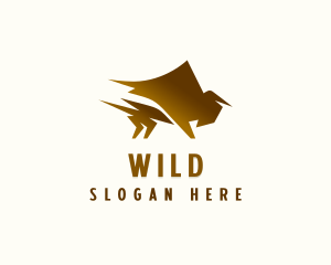 Buffalo Wild Bison  logo design