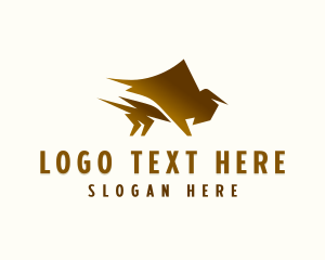 Wild - Buffalo Wild Bison logo design