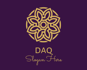 Decorative Mandala Flower logo design