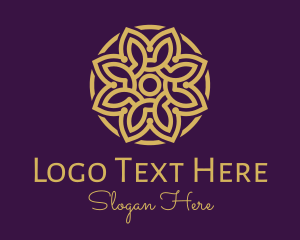 Decorative Mandala Flower Logo