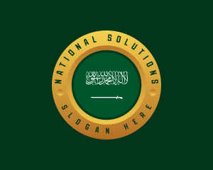 Saudi Arabia Flag logo design