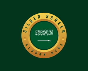 Nationality - Saudi Arabia Flag logo design
