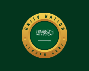 Nation - Saudi Arabia Flag logo design