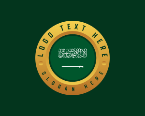 Country - Saudi Arabia Flag logo design