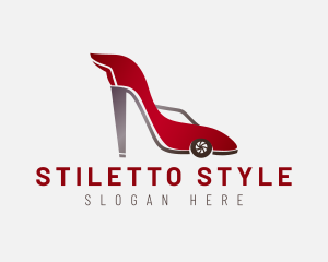 Stiletto - Car Stiletto Shoes logo design