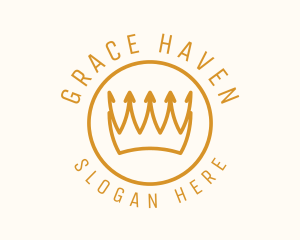 King Crown Badge Logo