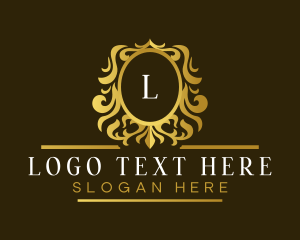 Funeral Parlor - Luxury Ornamental Crest logo design