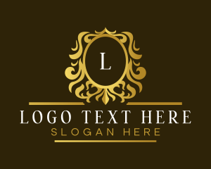Hotel - Luxury Ornamental Crest logo design