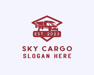 Tanker Truck Transportation logo design