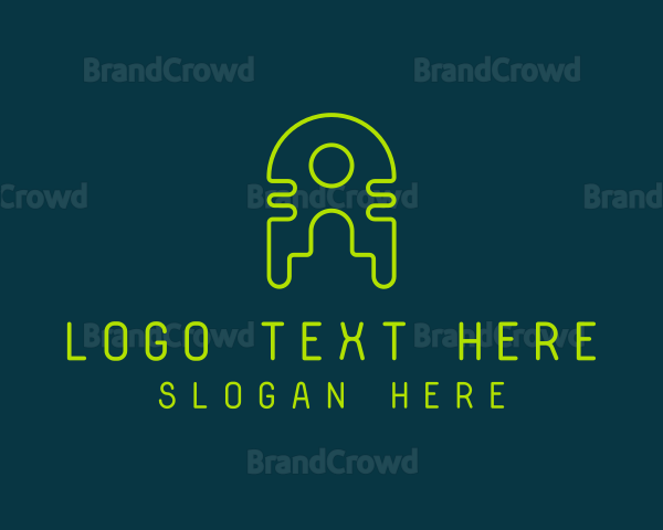 Tech Company Letter A Logo