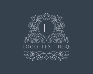 Fashion - Flower Shield Boutique logo design