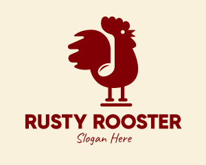 Red Rooster Note logo design