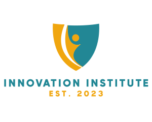Institute - Active Human Shield logo design