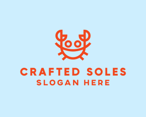 Orange Crab Seafood logo design