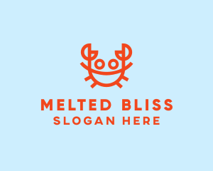 Orange Crab Seafood logo design