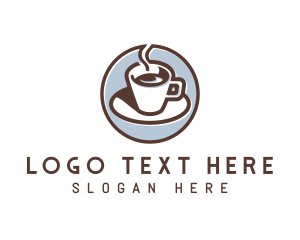 Tearoom - Espresso Coffee Cup logo design
