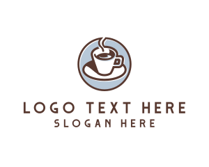 Coffee Cup - Espresso Coffee Cafe logo design