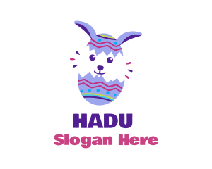 Decorative Easter Bunny Egg  Logo