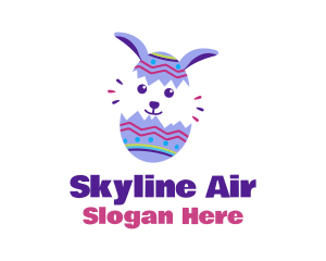 Decorative Easter Bunny Egg  Logo