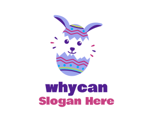 Decorative Easter Bunny Egg  Logo