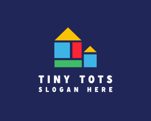 Babysitter - Block Toy Kindergarten logo design