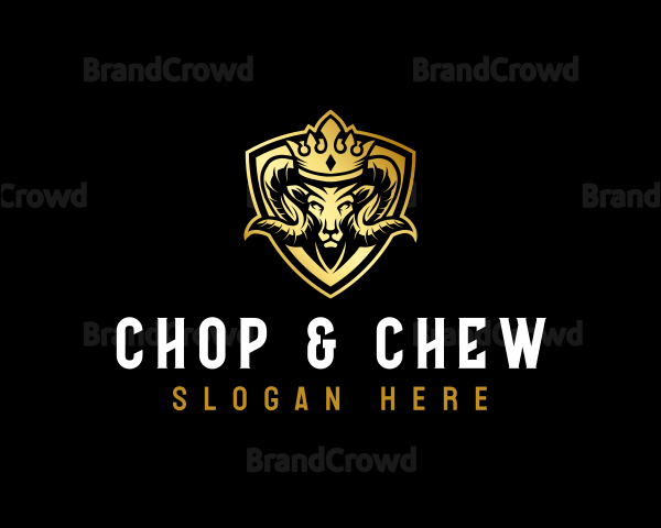 Crown Ram Shield Logo
