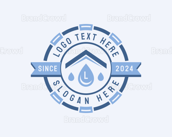 Plumber Water Droplet Logo